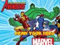 Játék Marvel Draw Your Hero