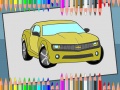 Játék American Cars Coloring Book