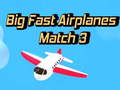 Játék Big Fast Airplanes Match 3