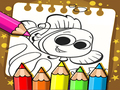 Játék Finding Nemo Color Book 