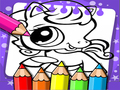 Játék Littlest Pet Shop Coloring Book