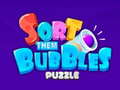 Játék Sort Them Bubbles Puzzle