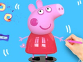 Játék Coloring Book: Peppa Pig