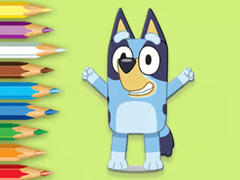 Játék Coloring Book: Happy Bluey