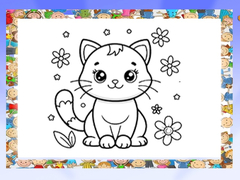 Játék Beautiful Cats Coloring Book