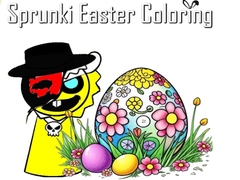 Játék Sprunki Easter Coloring