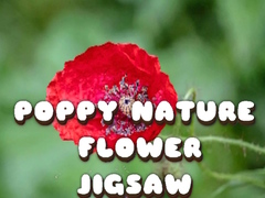 Játék Poppy Nature Flower Jigsaw