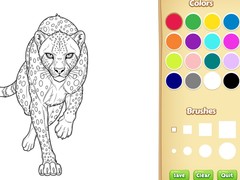 Játék Wild Animals Coloring Book