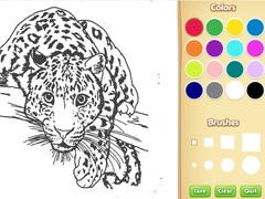Játék Realistic Animals Coloring Book for Kids
