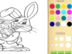 Játék Easter Bunny Coloring Book for Kids