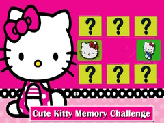 Játék Cute Kitty Memory Challenge