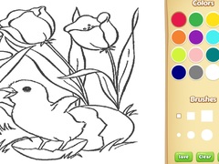 Játék Flowers Coloring Book For Kids