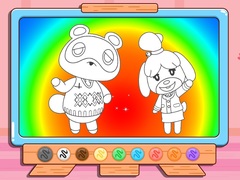 Játék Coloring Book: Animal Crossing