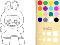 Játék Easy Labubu Coloring Book