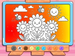 Játék Coloring Book: Happy Flower