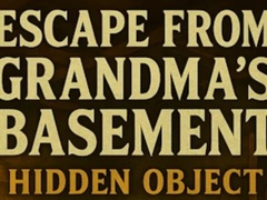 Játék Escape From Grandma's Basement Hidden Object
