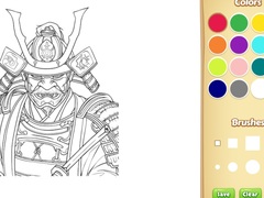 Játék Samurai Coloring Book
