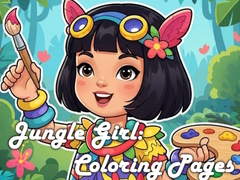 Játék Jungle Girl: Coloring Pages