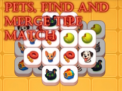 Játék Pets, Find and Merge Tile Match