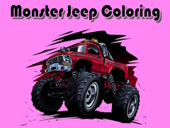 Játék Monster Jeep Coloring