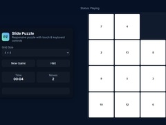 Játék Sliding Puzzle