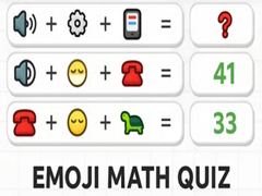 Játék Emoji Math Quiz