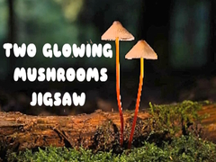 Játék Two Glowing Mushrooms Jigsaw
