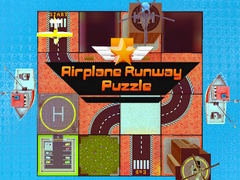 Játék Airplane Runway Puzzle
