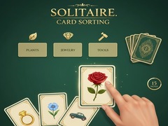 Játék Solitaire. Card Sorting