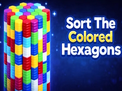 Játék Sort The Colored Hexagons