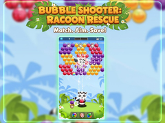 Játék Bubble Shooter Raccoon Rescue