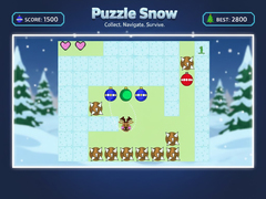 Játék Puzzle Snow