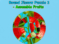 Játék Round jigsaw Puzzle 2 - Assemble Fruits