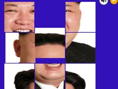 Játék Kim Jong Un Tile Puzzle