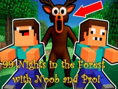 Játék 99 Nights in the Forest with Noob and Pro!
