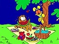 Játék Garfield online coloring